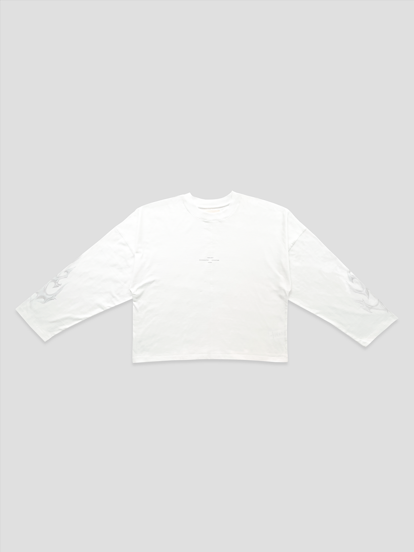 PEARL WHITE LONG SLEEVE T-SHIRT