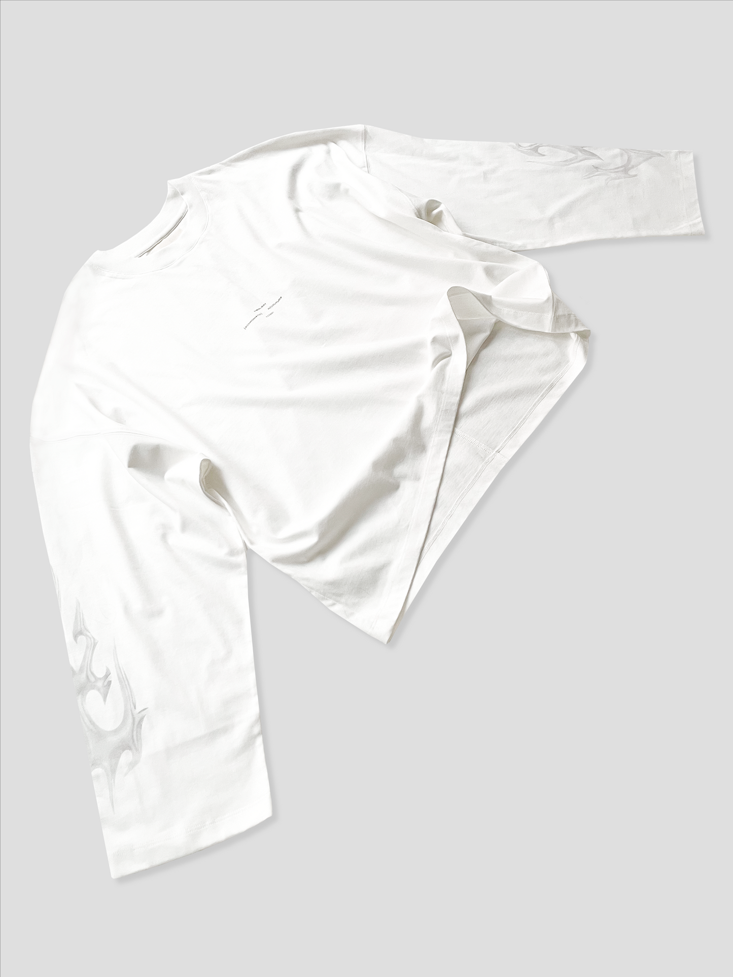 PEARL WHITE LONG SLEEVE T-SHIRT