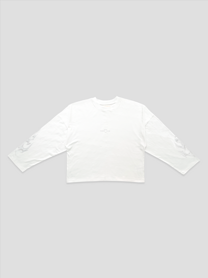 PEARL WHITE LONG SLEEVE T-SHIRT