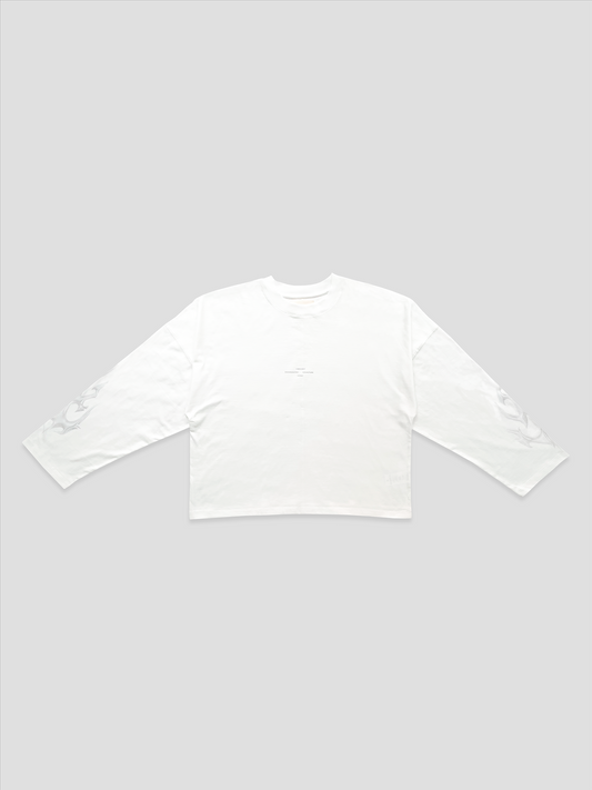PEARL WHITE LONG SLEEVE T-SHIRT