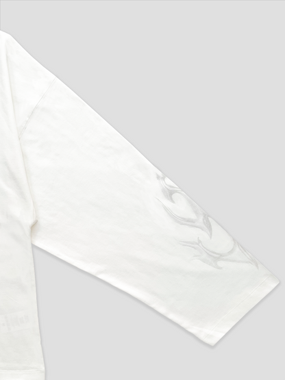 PEARL WHITE LONG SLEEVE T-SHIRT