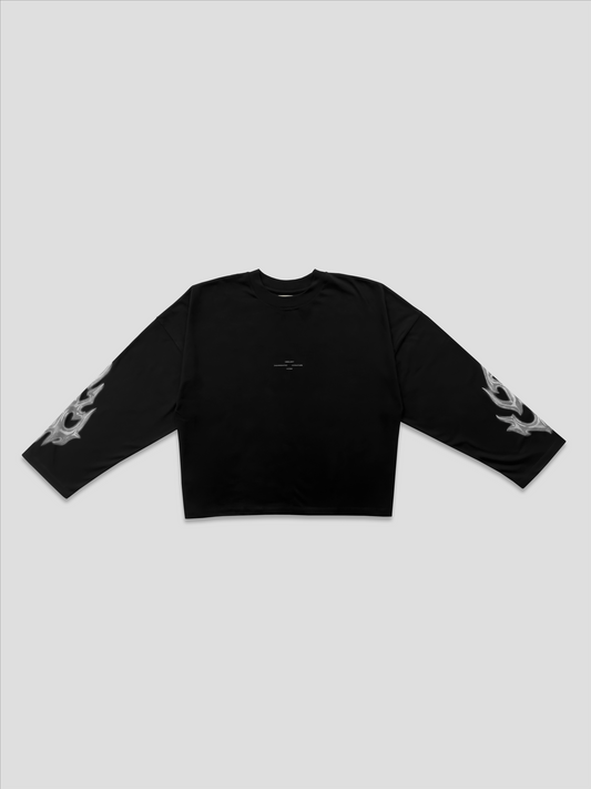BLACK LONG SLEEVE T-SHIRT